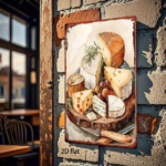 CIFbuy Vintage Cheese Platter Metal Sign 8x12 Inch Retro" Tin Sign 2D Flat Print Square, Art Decor For Home Bar Kitchen Farmhouse Inch RikTok, Inch RikTok, t Self-pickup Logiopics - Image 4