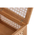 Oblong Rattan and Wood Decorative Tabletop Box - Image 6
