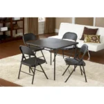 Steel Folding Chair (4 Pack), Black (Shipment from Walmart) - Image 5
