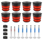 8X Silicone Body Mount Bushings and Cushion Bolts Kit Replacement for F-250 F-350 2008-2016 13848 - Image 4