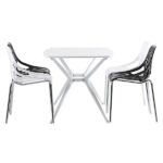 4pcs Bird's Nest Style Lounge Chair White - Image 18