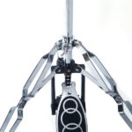 Professional Pedal Control Style Drum High Hat Cymbal Stand with Pedal Silver & Black - Image 6