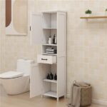 Double Door Narrow Height Slim Floor Standing Cabinet - Image 8