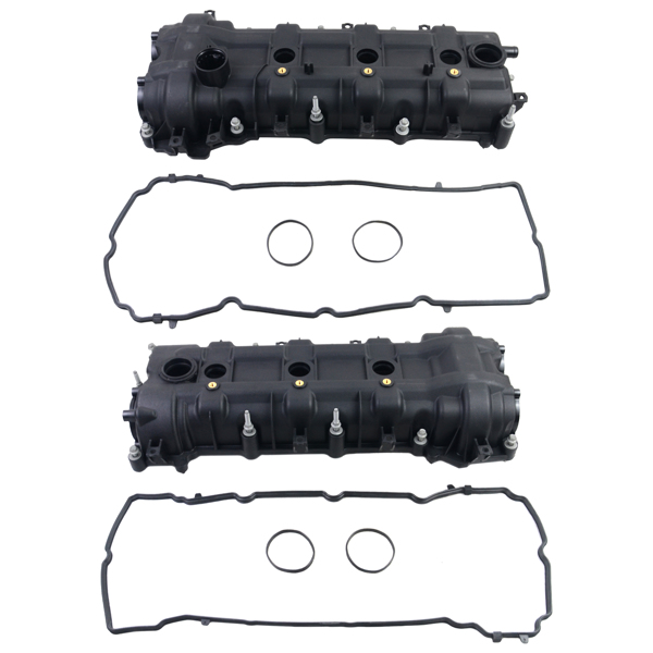 2X Valve Cover w/ Gaskets Replacement for Dodge Ram 2500 Jeep Cherokee Chrysler 300 3.6L V6