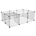 Pet Playpen, Small Animal Cage Indoor Portable Metal Wire Yard Fence for Small Animals, Guinea Pigs, Rabbits Kennel Crate Fence Tent - Image 5
