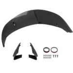 Front Bumper Lip Spoiler Body Kit Carbon Fiber Look fit for BMW 5 Series F10 11-16 - Image 6
