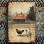CIFbuy Vintage Metal Sign Rustic Farmhouse Wall Art 8x12 Inch Country Style Hanging Decor 2D Flat Iron Painting Home Decor TikTok, TikTok, Self-pickup Logiopics - Image 4