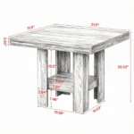 Dining Table(Only dining table) - Image 3