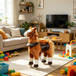 Kids Riding Pony – Ride on Horse Toy for Outdoor Activity, Wheels & Neighing Sounds 3-5 Years - Image 9