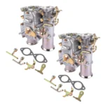 2X Carburetors Twin Choke Replacement for 45 DCOE Weber 152 4 Cyl 6 Cyl V8 Engines 19600.060 - Image 5