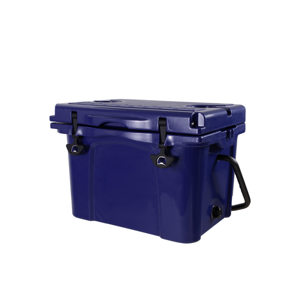 25QT Portable Cooler, Insulated Hard Cooler with Bottle Opener, Cup Holder, Forming Ruler, 5-7 Day Ice Retention, Travel, Beach, Camping, Fishing