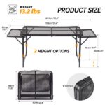 4.7 FT Portable Picnic Table Adjustable Height - Image 5
