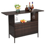 Modern Stylish And Beautiful Bar Table Brown Gradient - Image 20