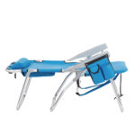 Same Code 12975209 63*70*99cm Heightened Oxford Cloth Silver White Aluminum Tube Bearing 100kg Beach Chair Blue - Image 16