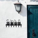 CIFbuy Creepy Black Cats Wall - Mounted Key Holder with 7 Hooks and Adorable Halloween Cat Designs - Ideal Spooky Home Decor.Utility Hooks-CIF BUY(TikTok/temu self-pickup orders) - Image 23