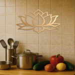 CIFbuy™ Lotus Metal Wall Art Large Size Modern Design Gorgeous Decor to Charm Guests Ideal for Living Rooms Bridal Showers Indoo(TikTok/temu self-pickup orders) - Image 6