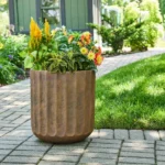 16 inch Resin Planter Terracotta with Modern Design for Indoor and Outdoor Plant - Image 6