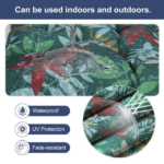 Outdoor Bench Cushion, 63 × 20 × 4 Inch, Tufted Waterproof Swing Cushion with Ties, for Patio Bench or Window Seat - Image 6