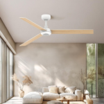 52 inch Modern Ceiling Fan with Lights,Remote Control, 3 Plywood Blades,6-Speed,Dimmable, Noiseless Reversible DC Motor,Indoor/Outdoor Ceiling Fan for Living Room Bedroom patio, 3D-X3[Unable ship on weekends, TK/TEMU only for pickup, only TX10643 warehouse supports GOFO] - Image 9