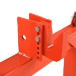 3 Pt Quick Hitch Adapter For Category 1 & 2 W/ Adjustable Bolt Tractor 3000lb,Orange - Image 4