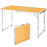 180 x 60 x 70cm Aluminum Alloy Folding Table White - Image 40