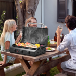 Replace 24179804 3-Burner Flat Top Gas Griddle Cooking Station with Ceramic Coated Cast Iron Pan, 30,000 BTU Propane Fuelled Griddle Station for Outdoor Barbecue Backyard Cookout - Image 10