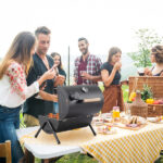 Portable Charcoal Grill with Thermometer & Wooden Handle, Compact Tabletop Barbecue Grill for Outdoor Camping BBQ Grilling Backyard Party Cooking - Image 11