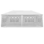 10'x20' Outdoor Party Tent with 6 Removable Sidewalls, Waterproof Canopy Patio Wedding Gazebo, White - Image 8