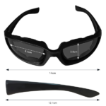 3 pairs Motorcycle Sports Biker Riding Glasses Wind Resistant Eye Protection Sports Goggles Cycling Glasses Sunglasses Grey Color(US Logistics only For USPS.TK/TMEU only For self-pickup) - Image 3