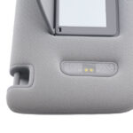 Passenger Right Sun Visor fit for Chevrolet Tahoe 2015-2019 Gray w/ Mirror Light - Image 3