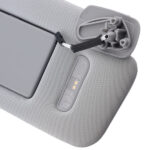 Passenger Right Sun Visor fit for Chevrolet Tahoe 2015-2019 Gray w/ Mirror Light - Image 4