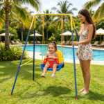 Fillable Patio Umbrella Base with 4 Rolling Wheels & Locks, Heavy Duty Water Sand Weighted HDPE Umbrella Stand Universal for 6-10ft Outdoor Umbrella - Image 22
