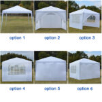 3 x 3m Two Doors & Two Windows Practical Waterproof Right-Angle Folding Tent White - Image 36