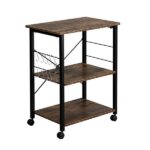 Multifunctional Kitchen Cupboard with Adjustable Shelves, Stemware Rack & Drawer, Anti-Toppling Design - Image 12