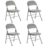 6ft Aluminum Alloy Folding Table black - Image 24