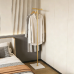 Clothing Rack, Golden Metal Freestanding Heavy Duty Clothes Rack with Marble Base, Multipurpose Garment Hanger for Bedroom, Hat, Scarf, Jacket - Image 6