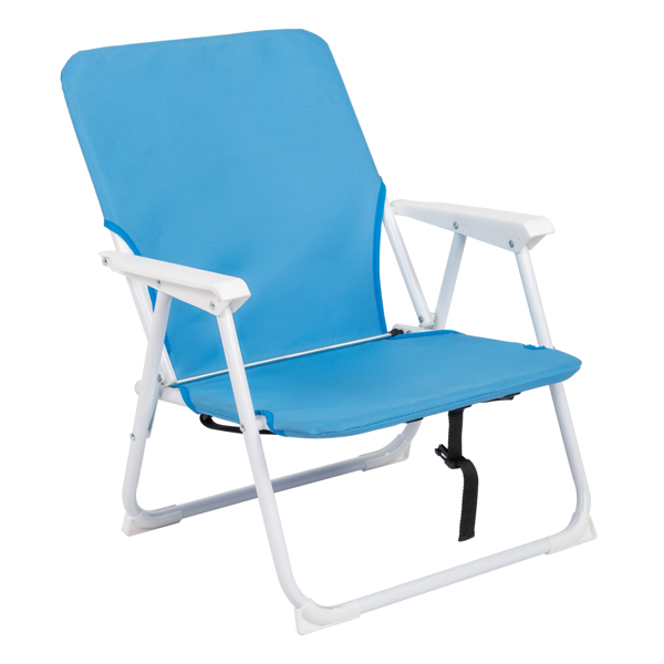 Same Code 56494128 Oxford Cloth Iron Outdoor Beach Chair Blue