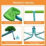 Seesaw,Swiveling 360 Degrees Toddlers Sit and Spin Teeter Totter, Kids Outdoor Play Equipment for Backyard Playground - Image 2