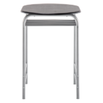 Same Code 67657426 PVC Breakfast Table (One Table and Two Chairs) Black - Image 3