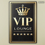 CIFbuy 1pc Elegant VIP Lounge Metal Wall Art, Luxury" Crown Star Iron Plaque Sign, Waterproof Dustproof Durable Unframed 2D Flat Decor Art, LuxuryikTok, Art, LuxuryikTok, t Self-pickup Logiopics - Image 6