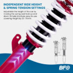 BFO Coilovers Spring Shocks Lowering Kit for Mitsubishi Lancer 08-16 - Image 4