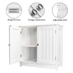 Storage Furniture Bathroom Sink Cabinet White - Image 7