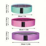 Set of 3 Resistance Exercise Loop Bands Fitness Home Gym Yoga Glutes Trainer (US Logistics only For USPS.TK/TMEU only For self-pickup) - Image 3