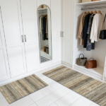 Three-piece kitchen rug set, non-slip and washable, abstract pattern kitchen hallway rug, soft and comfortable, suitable for sinks, floors, entrances, hallways and bathrooms. - Image 7