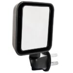Manual Mirrors Black Left Right Side Pair For 2007-2017 Jeep Wrangler - Image 28