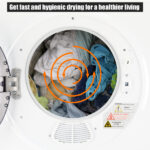 [Same code: 42752732] Do not sell on Amazon GYM25-78 Compact Portable Household clothes Dryer 1.6cuft with Stainless Steel Drum Black and White 120V MECHANICAL Control ETL Certification - Image 26