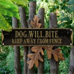 CIFbuy Vintage Aluminum Sign Dog Theme Garden Bar Home 2D Wall Decor Plaque (TikTok, temu pick-up service) - Image 5