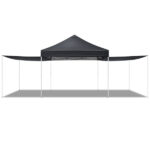 10x10FT pop up Canopy Tent with 2 sidewalls, Outdoor Canopy Tent for Parties - Image 9