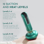 Body Gua Sha Scraping Massager. 12 Level Electric Vacuum Cupping Massager, Rechargeable And Cordless. Perfect For Halloween, Christmas And Birthday Gifts - Image 5