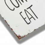 CIFbuy Y'ALL COME EAT 1Pc Vintage Metal Iron Sign 8x12 Inch 2D Flat Classic Retro Wall Art Decor For Farm Kitchen Cafe Bar Garage Home TikTok, TikTok, ome Self-pickup Logiopics - Image 5